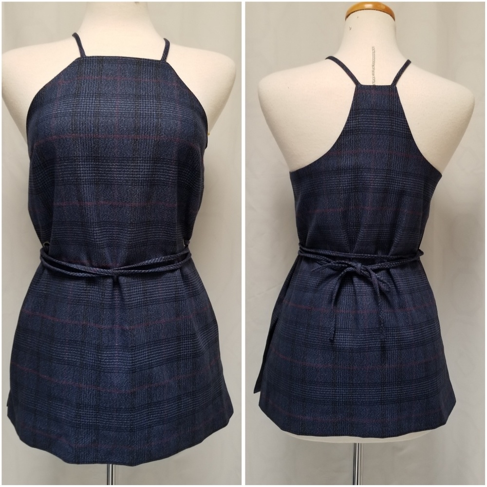 NWOT Banana Republic Plaid Top XS - Picture 4 of 7